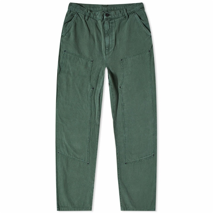 Photo: Brain Dead Men's Double Knee Utility Pant in Putty Green