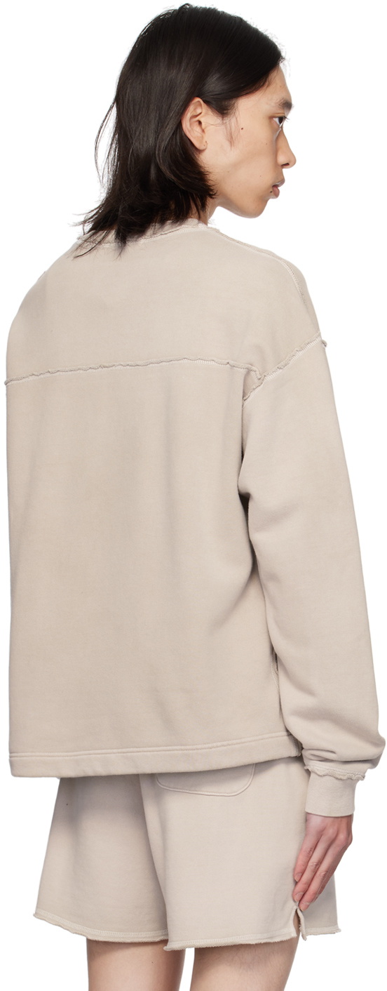 John Elliott Taupe Skeptic Sweatshirt