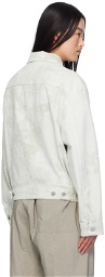 LEMAIRE White Boxy Denim Jacket