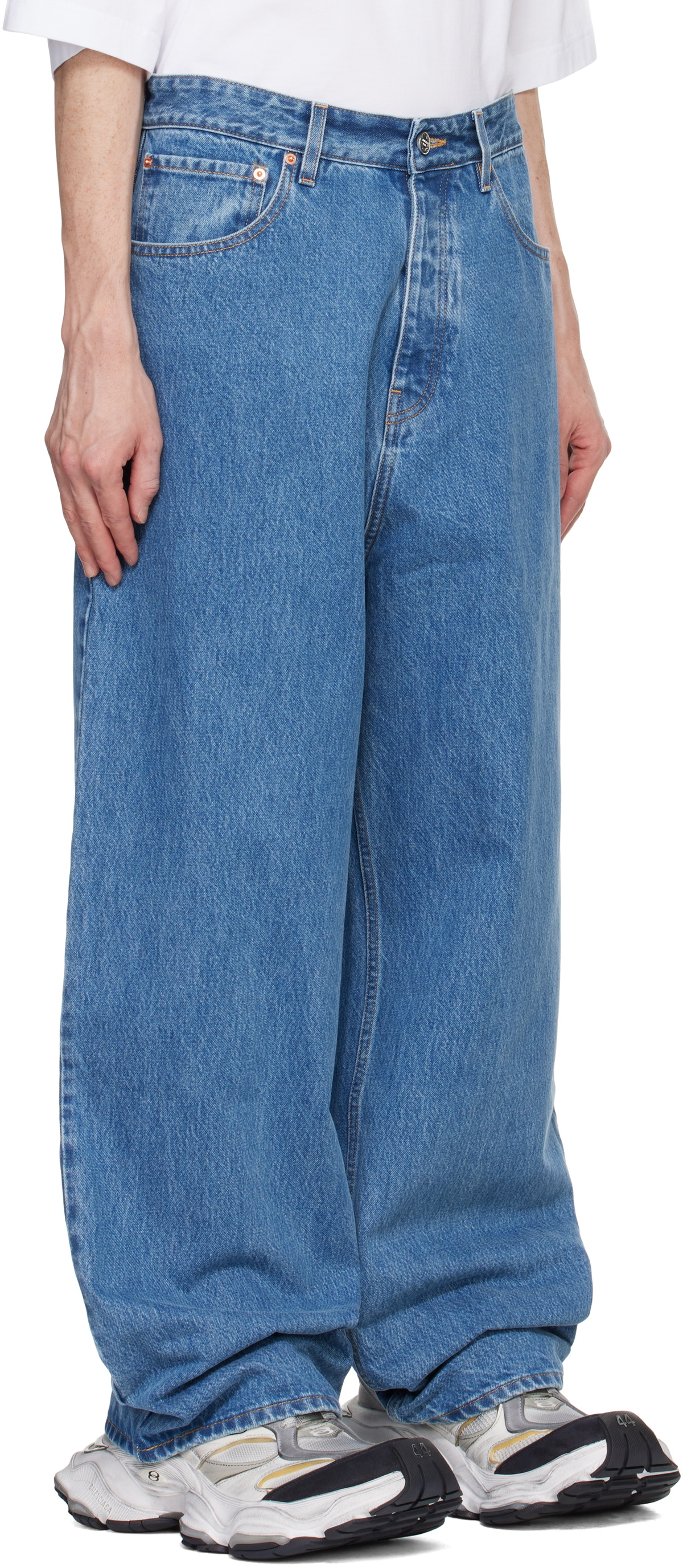 VETEMENTS Blue Baggy Jeans
