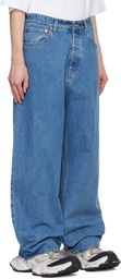 VETEMENTS Blue Baggy Jeans