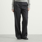 mfpen Women's Primary Trousers in Wide Grey Double Stripe