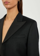 JW Anderson Tuxedo Wool Blazer Black