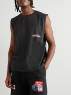 Cherry Los Angeles - Desert Gecko Printed Cotton-Jersey Tank Top - Black