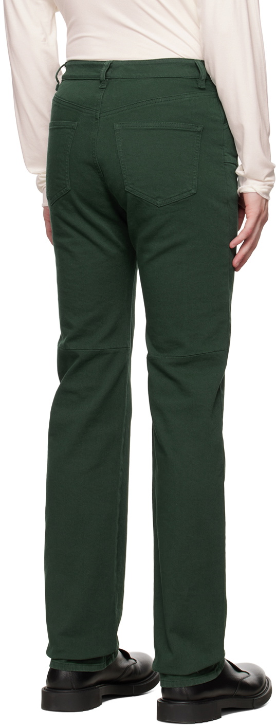 Maximilian Davis Green Telford Jeans