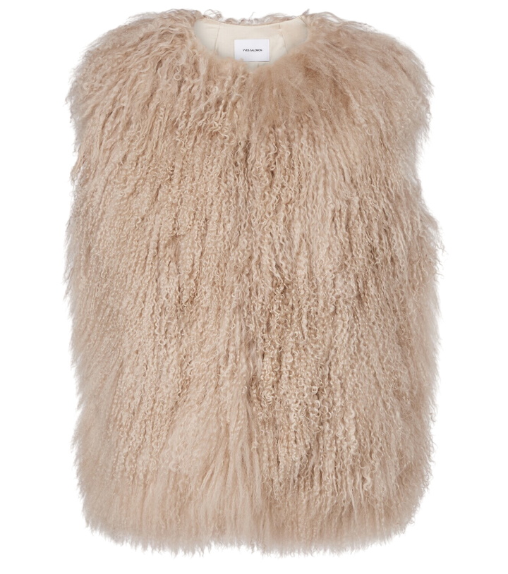 Photo: Yves Salomon Shearling gilet