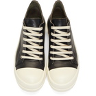 Rick Owens Black Low Sneakers