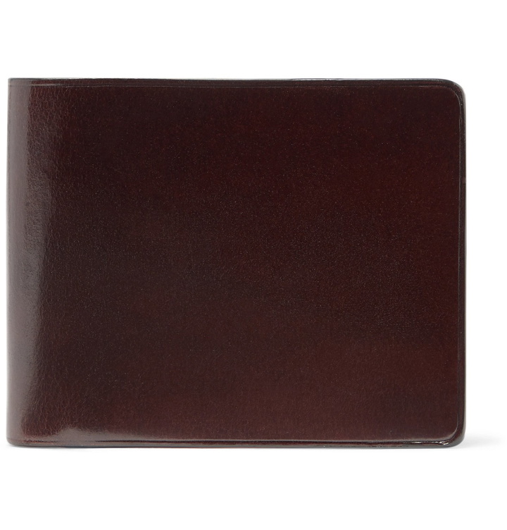 Photo: Il Bussetto - Polished-Leather Billfold Wallet - Brown