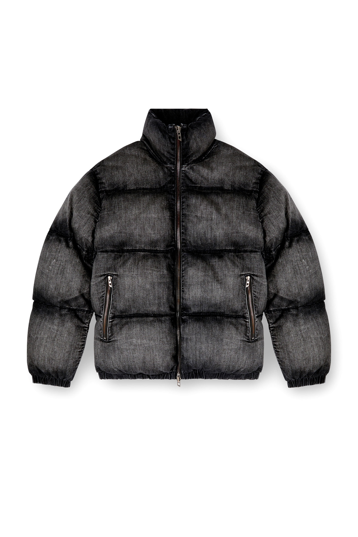 Diesel Faded denim puffer jacket - Winter Jackets - Unisex