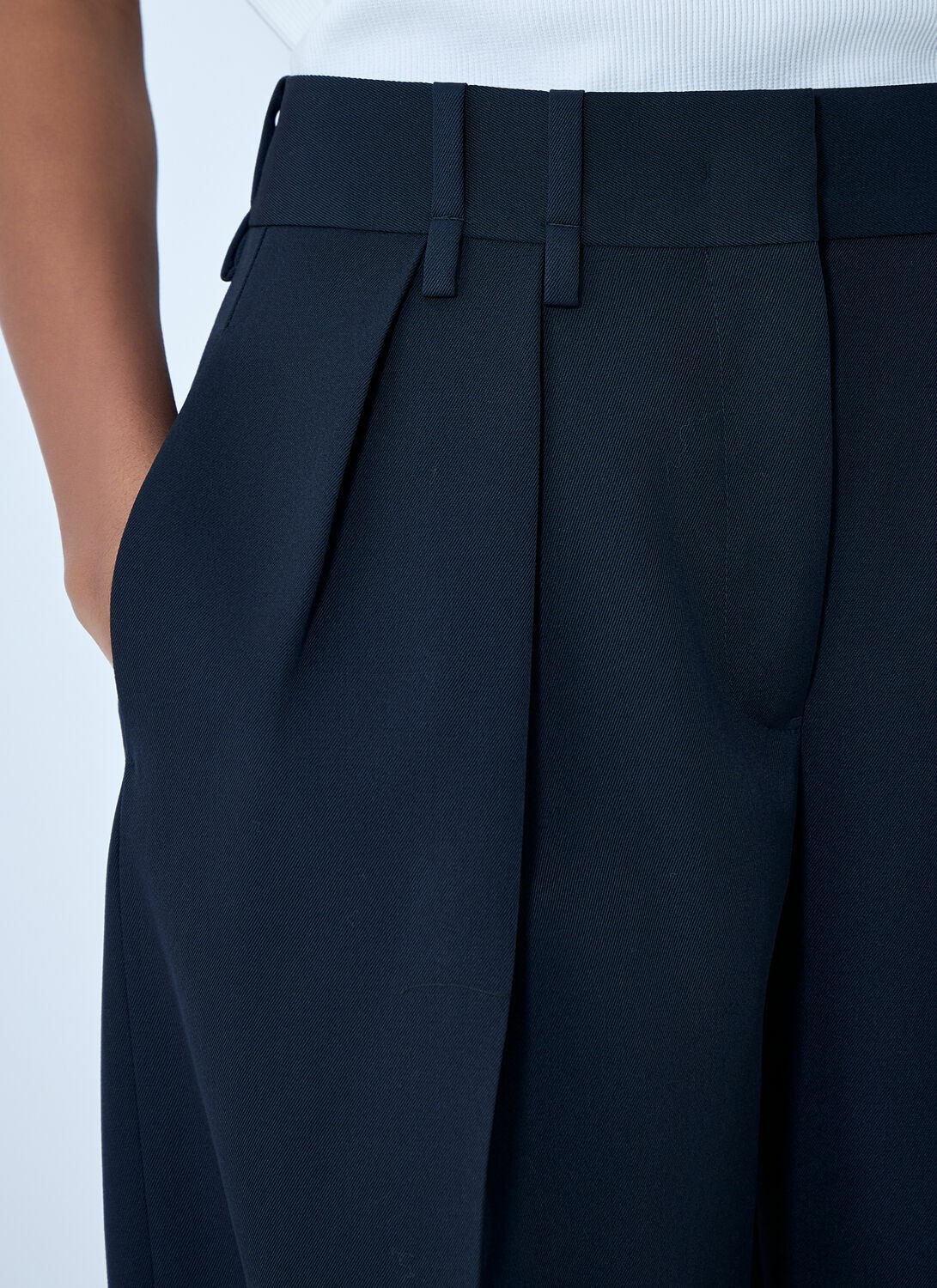 Jil Sander High-Waisted Pleated Pants