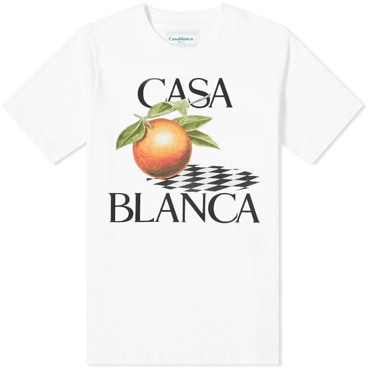 Photo: Casablanca Orange Logo Tee