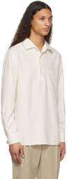 Loro Piana Off-White Silk André Shirt