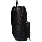 Gucci Black Quilted Leather Backpack
