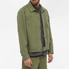 Engineered Garments Men's Trucker Jacket in Olive