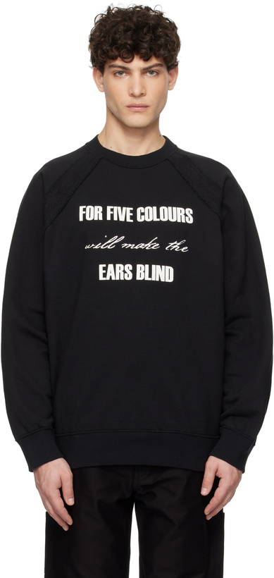 Photo: UNDERCOVER Black French Terry Sweatshirt