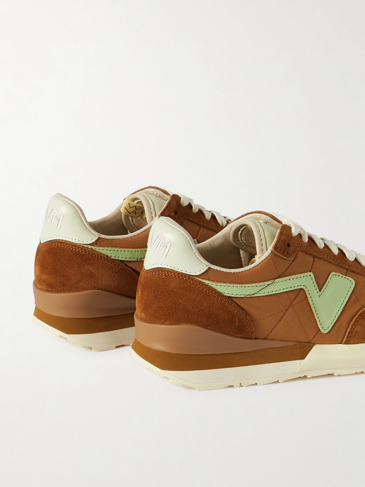 Visvim - FKT Runner Suede- and Leather-Trimmed Nylon-Blend 