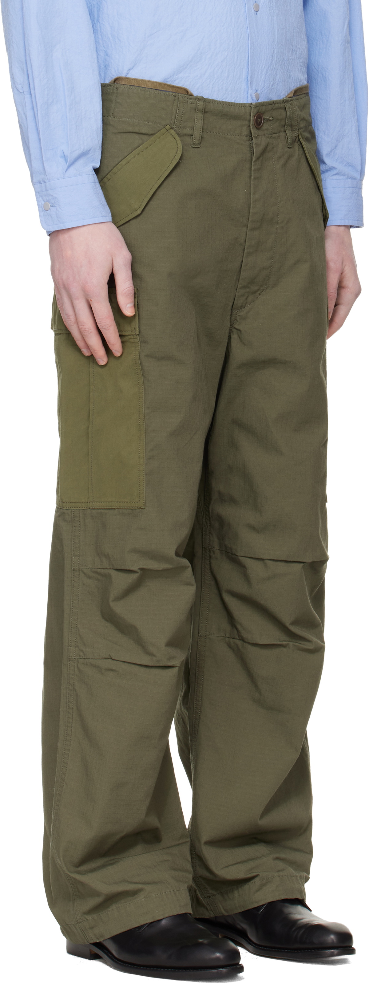 nanamica Khaki Ripstop Cargo Pants