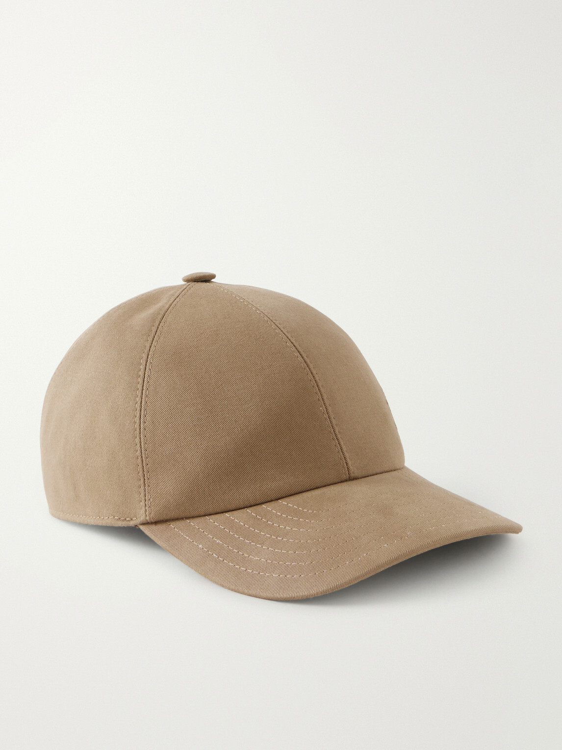 Purdey - Logo-Embroidered Cotton-Twill Baseball Cap - Brown