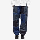W'menswear Women's Unisex Freedom Flight Trouser in Denim