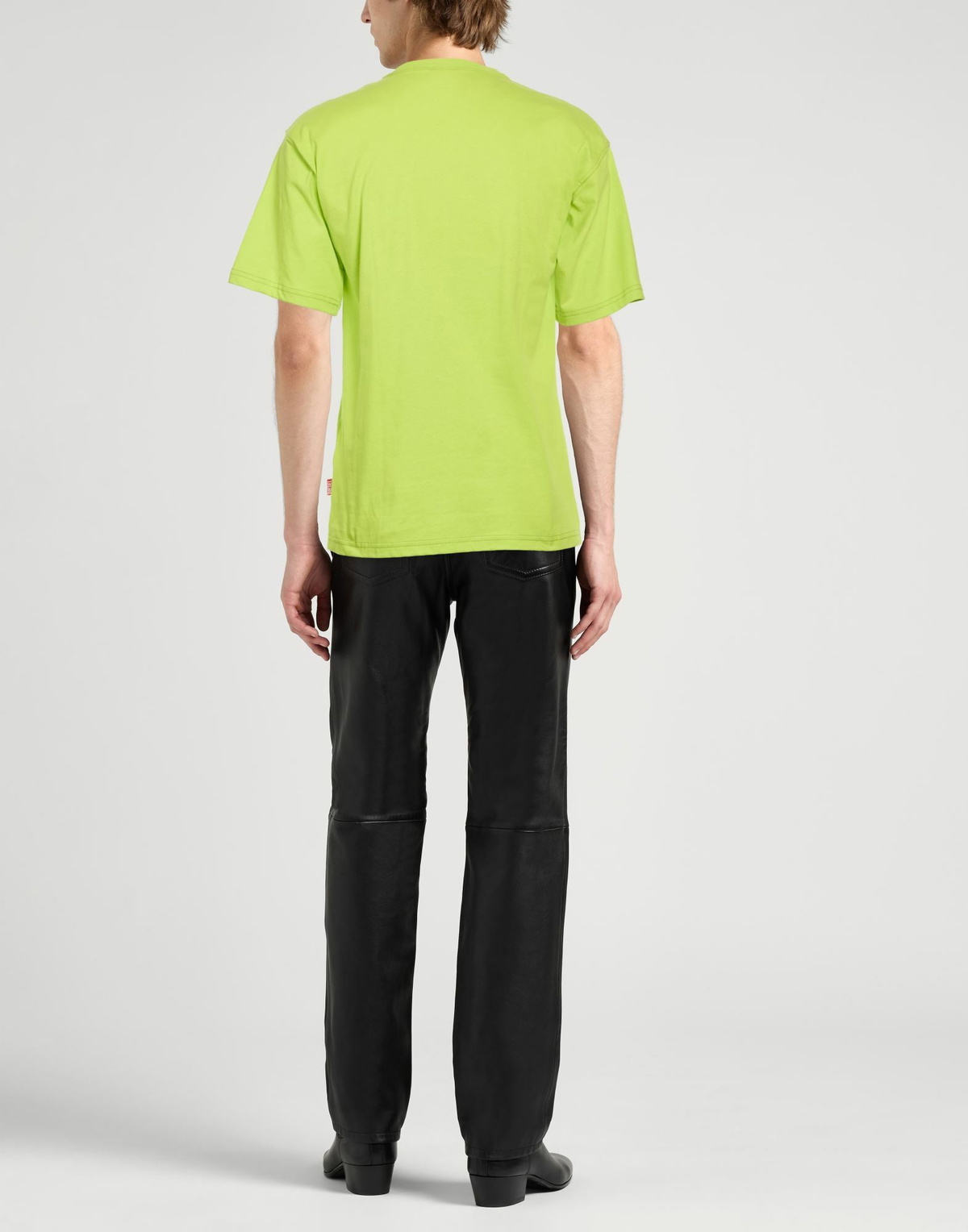 Diesel Mens T-shirt Lime in Green