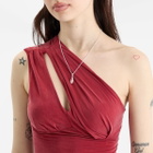 Simuero Naranja Necklace in Silver/Orange 