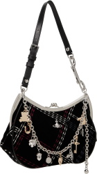 Vivienne Westwood Black Charm Frame Bag