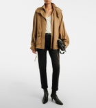 Frame Borrowed cropped straight jeans