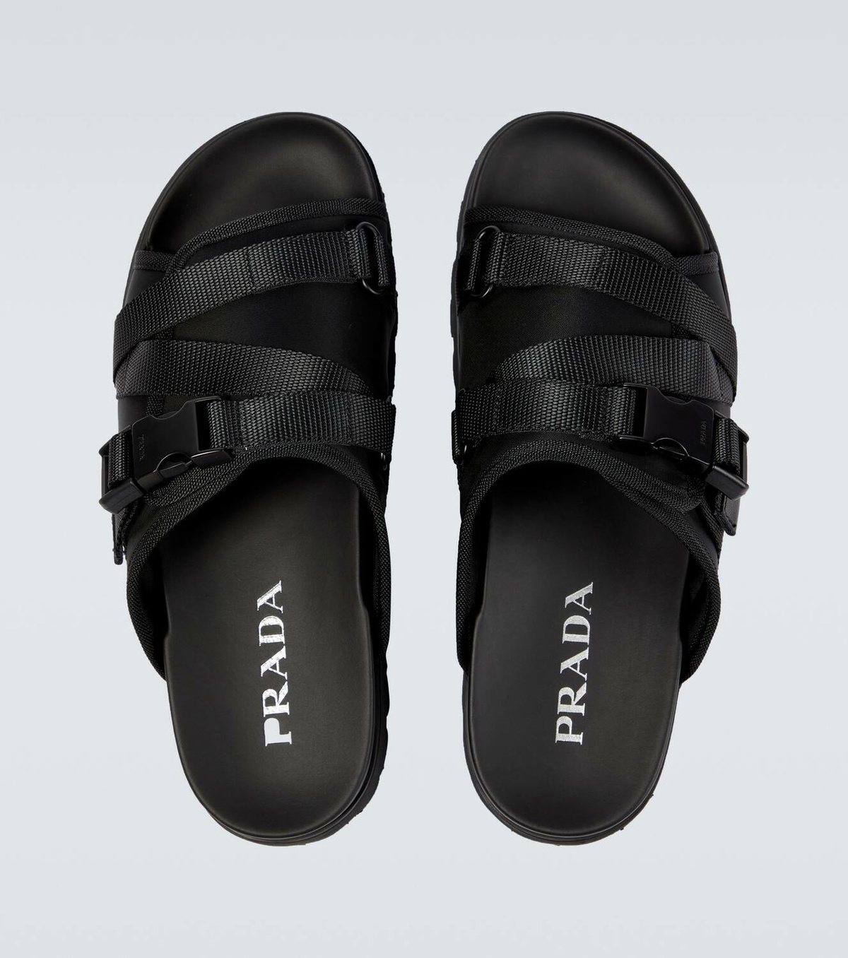 Prada Strapped nylon sandals