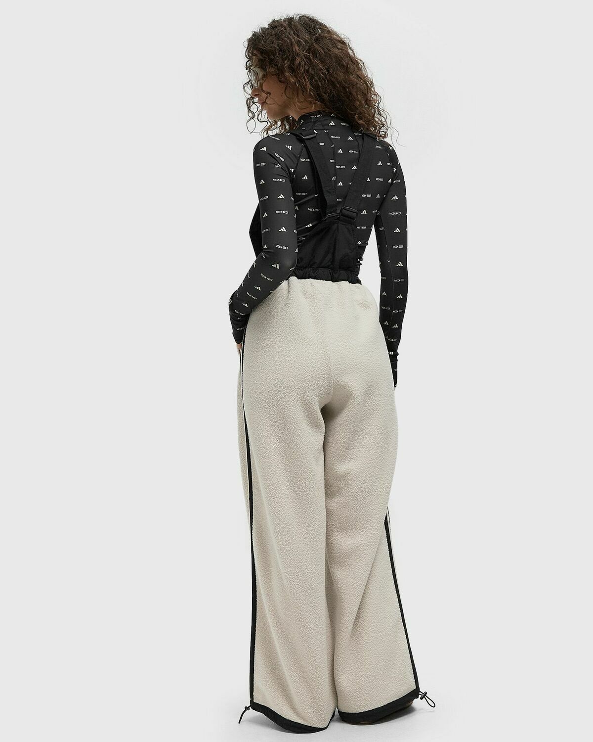 Adidas X MOON BOOT Bib Pant Brown Womens Casual Pant