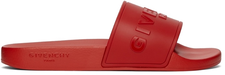 Photo: Givenchy Red 'Paris' Flat Sandals