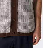 Frescobol Carioca Pinto crochet cotton shirt