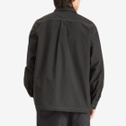 and wander Men's Cordura Cotton Ripstop Shirt Jacket in Black