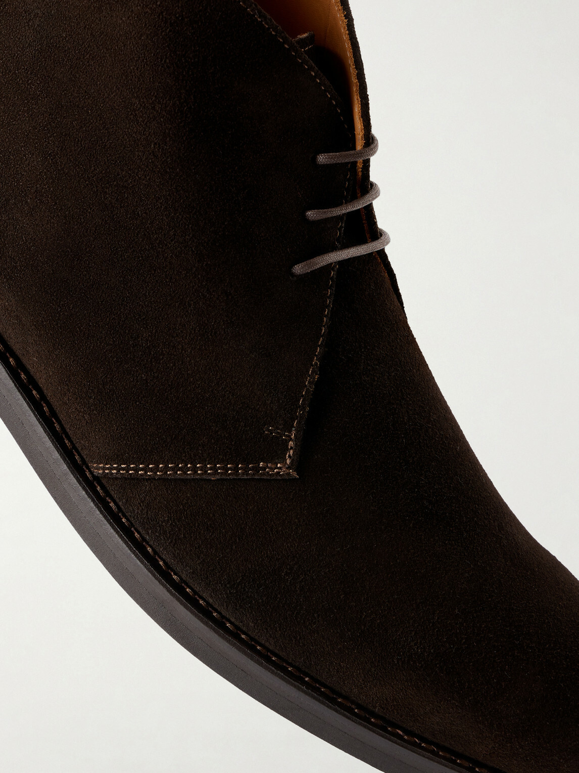 MORJAS - Chukka Suede Desert Boots - Brown
