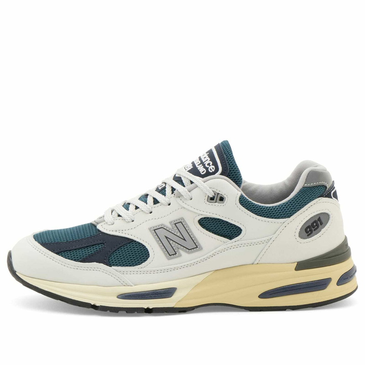 Photo: New Balance 991v2 Sneaker in Grey/Balsam/Total Eclipse