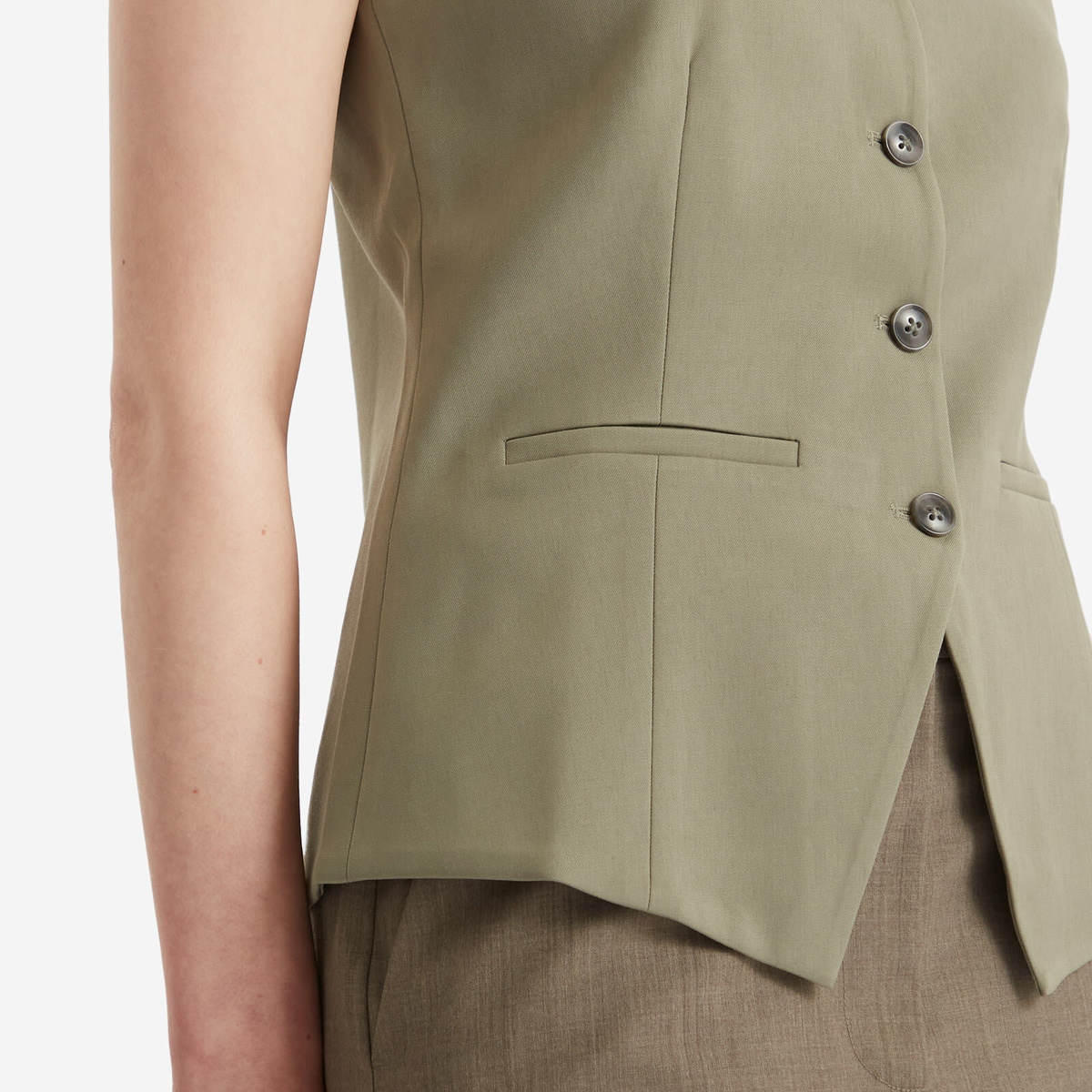 Samsøe Samsøe Women's Saruma Tailored Vest in Vetiver