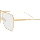 Bottega Veneta Eyewear Men's BV1012S Sunglasses in Gold/Transparent
