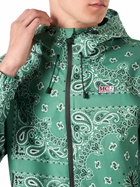 MC2 Saint Barth Man Hooded Lightweight Windbreaker With Bandanna Print