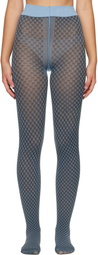Swedish Stockings Blue Clara Mod Tights