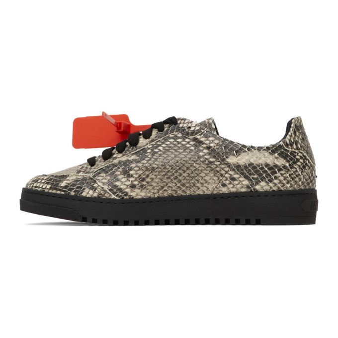 snakeskin off white sneakers