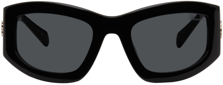 Photo: Blumarine Black Monogram Sunglasses
