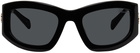 Blumarine Black Monogram Sunglasses