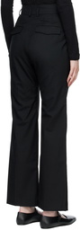 Mame Kurogouchi Black Pleated Trousers