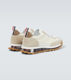 Thom Browne Tech Runner suede-trimmed sneakers