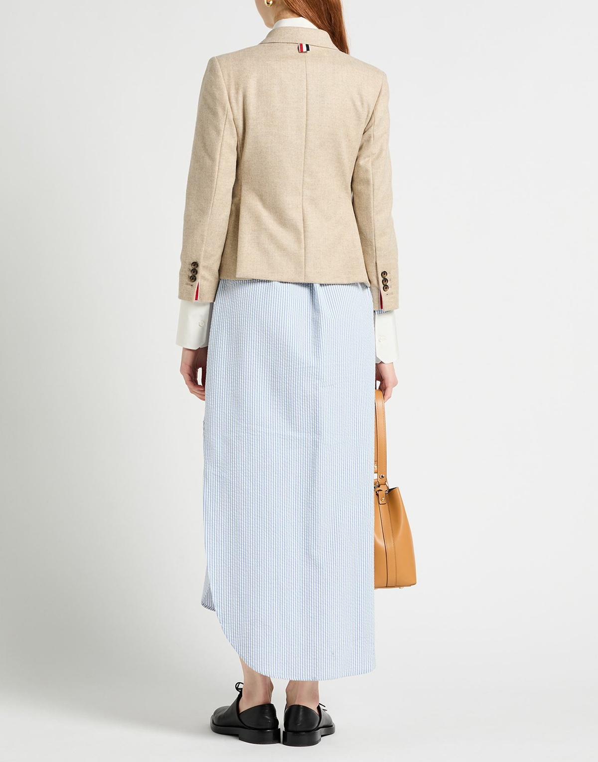 Thom Browne Womens Blazer in Beige