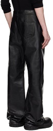 Rick Owens Black Geth Leather Pants