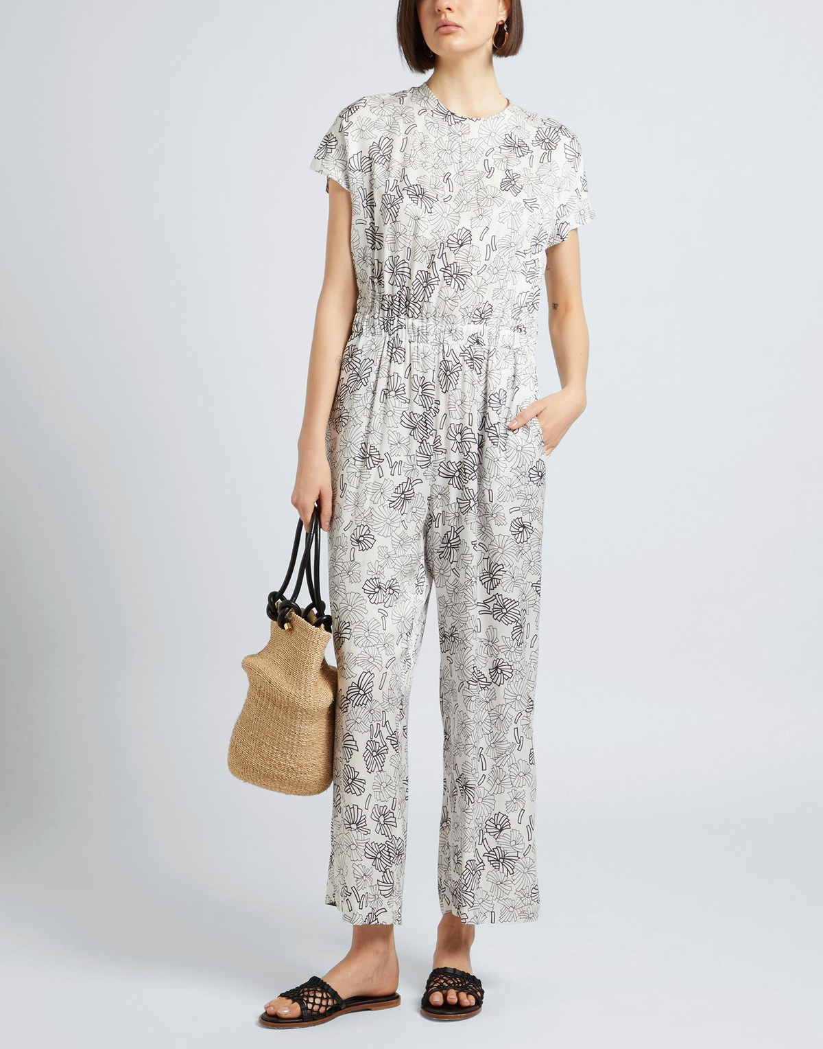 Peserico Easy Womens Jumpsuit in White
