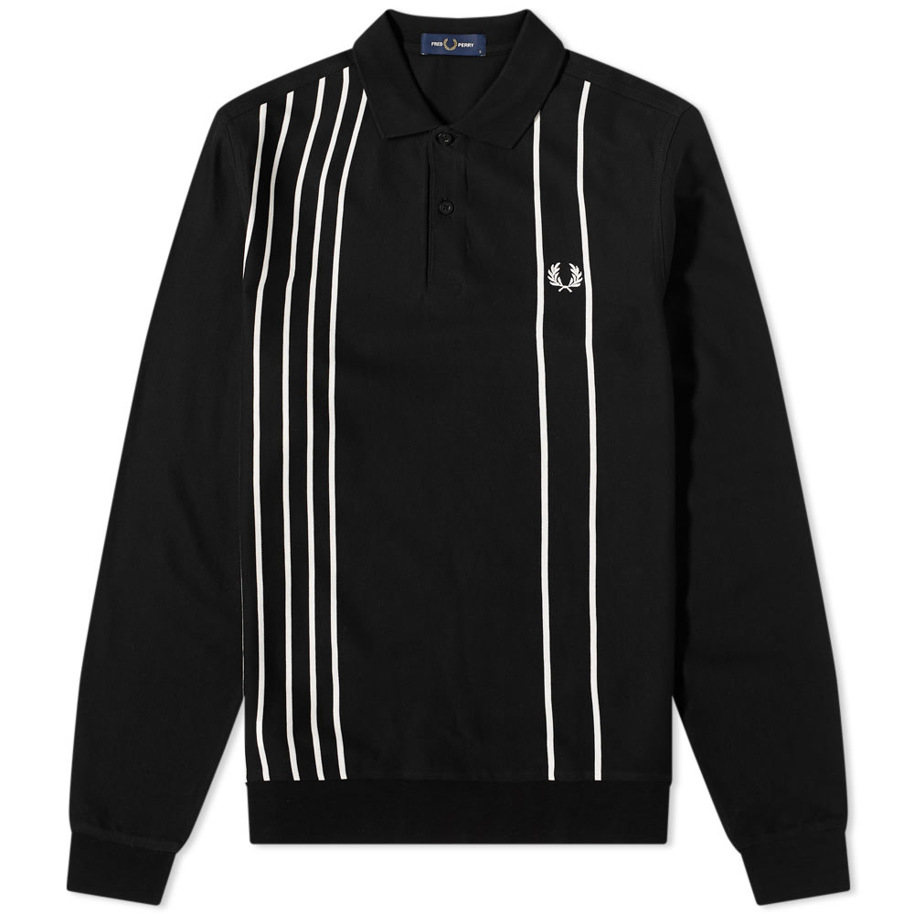 Fred Perry Long Sleeve Striped Polo