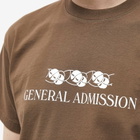 General Admission Men's T-Shirt in Brown