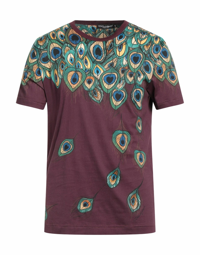 Photo: Dolce & gabbana Mens T-shirt in Plum