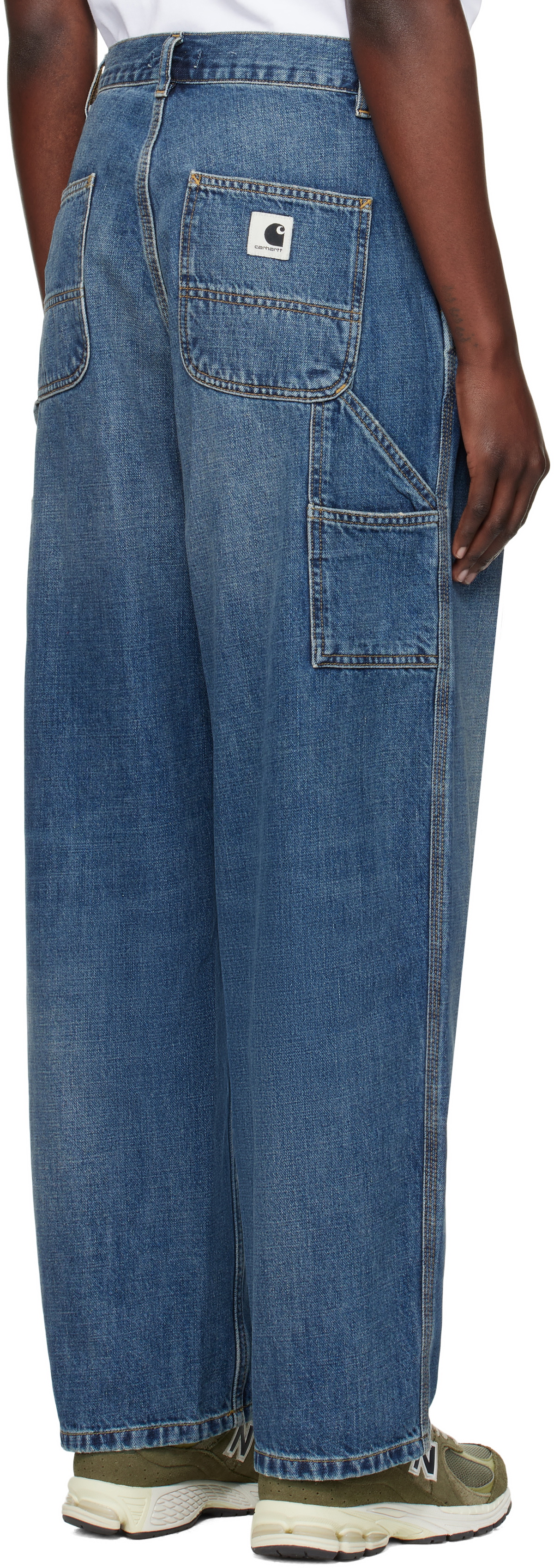 Carhartt Work In Progress Blue Brandon Single Knee Jeans